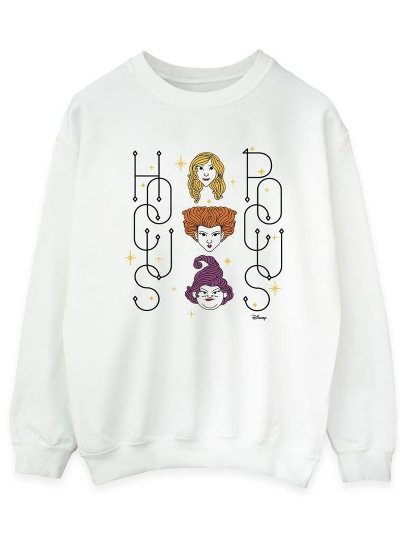 Disney - Sweat HOCUS POCUS Blanc - Kiabi