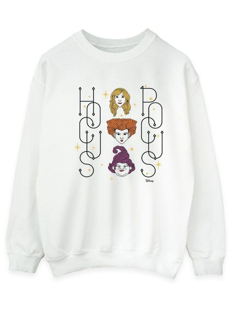 Disney - Sweat HOCUS POCUS Blanc - Kiabi