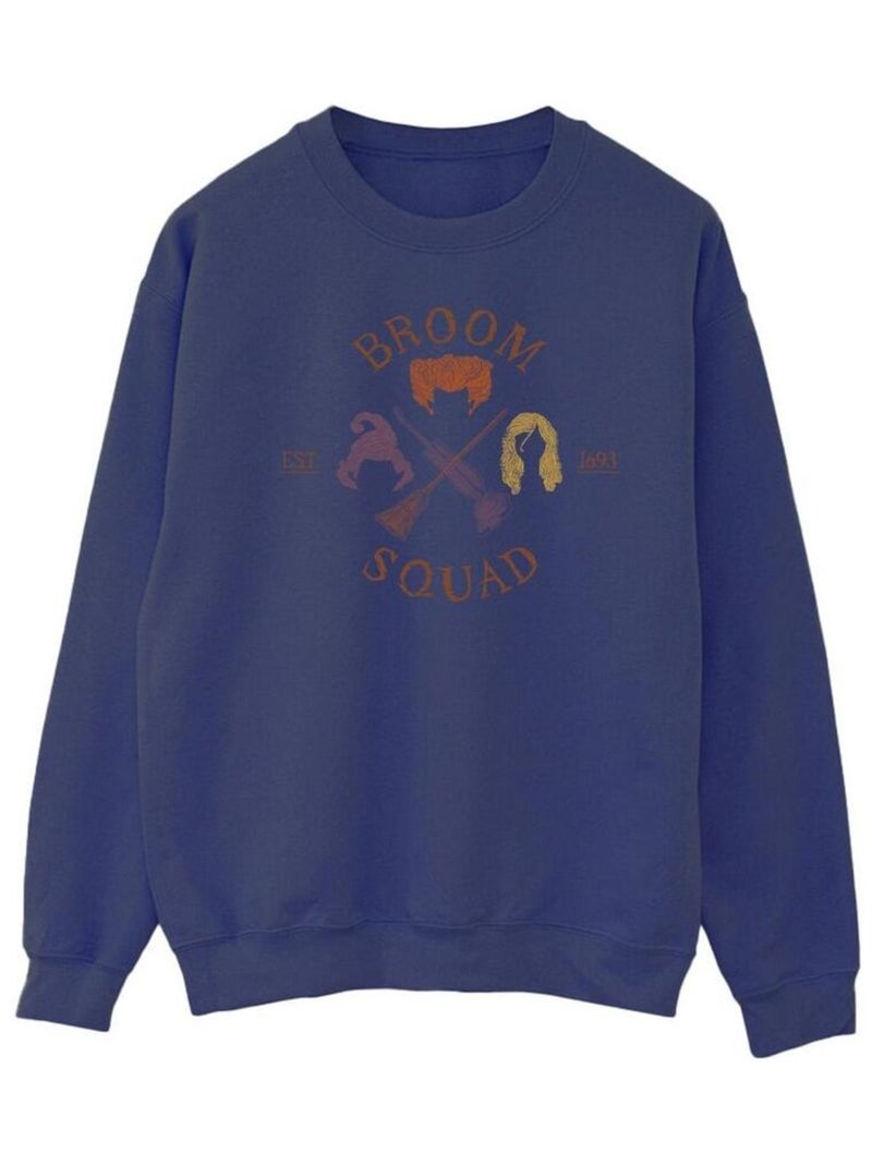 Disney - Sweat HOCUS POCUS BROOM SQUAD Bleu marine - Kiabi