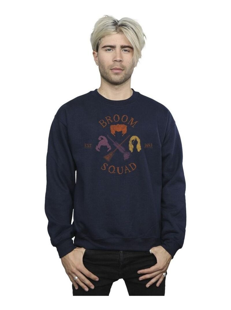 Disney - Sweat HOCUS POCUS BROOM SQUAD Bleu marine - Kiabi