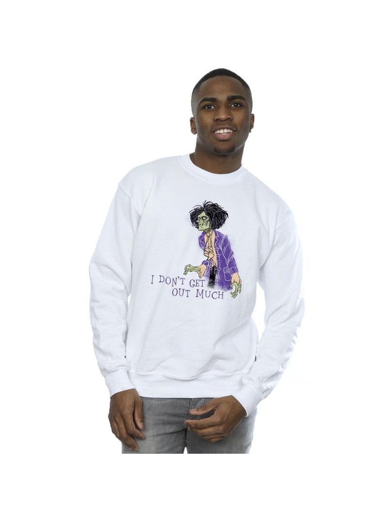 Disney - Sweat HOCUS POCUS DON'T GET OUT MUCH Blanc - Kiabi