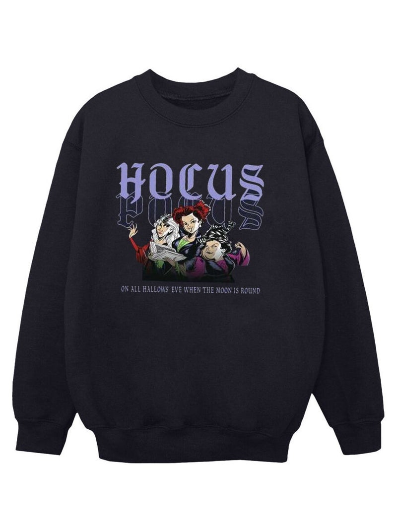 Disney - Sweat HOCUS POCUS HALLOWS EVE Bleu marine - Kiabi