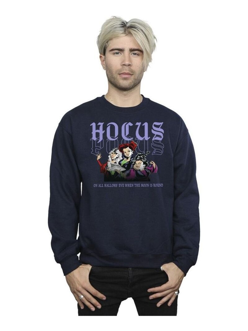 Disney - Sweat HOCUS POCUS HALLOWS EVE Bleu marine - Kiabi