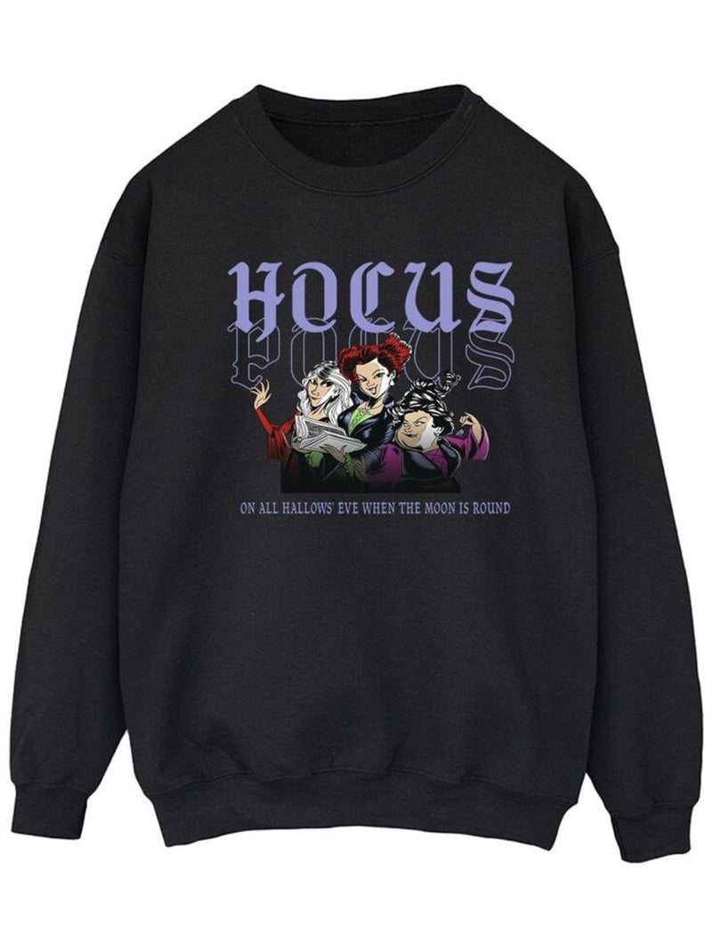 Disney - Sweat HOCUS POCUS HALLOWS EVE Noir - Kiabi