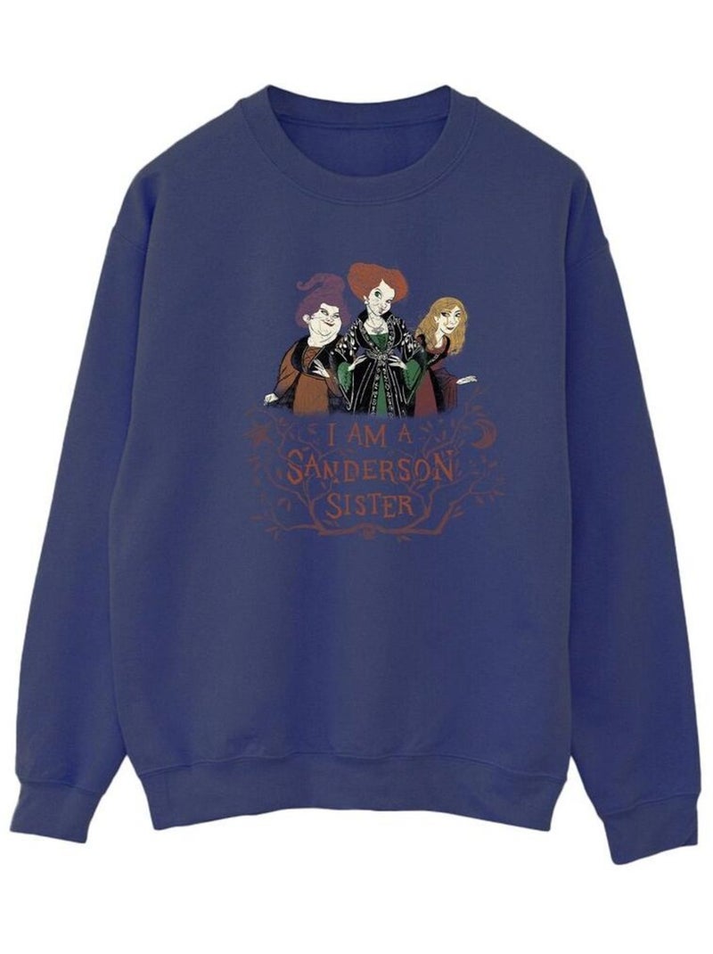 Disney - Sweat HOCUS POCUS SANDERSON SISTER Bleu marine - Kiabi