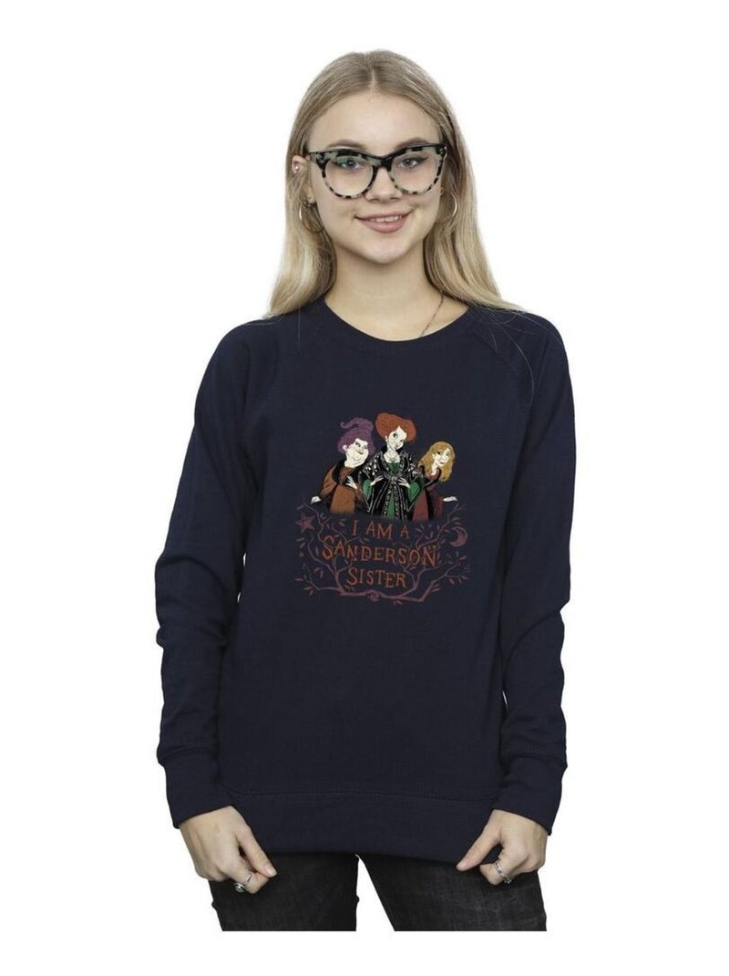 Disney - Sweat HOCUS POCUS SANDERSON SISTER Bleu marine - Kiabi