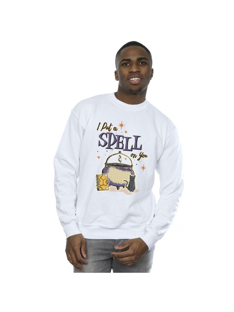 Disney - Sweat HOCUS POCUS SPELL ON YOU Blanc - Kiabi