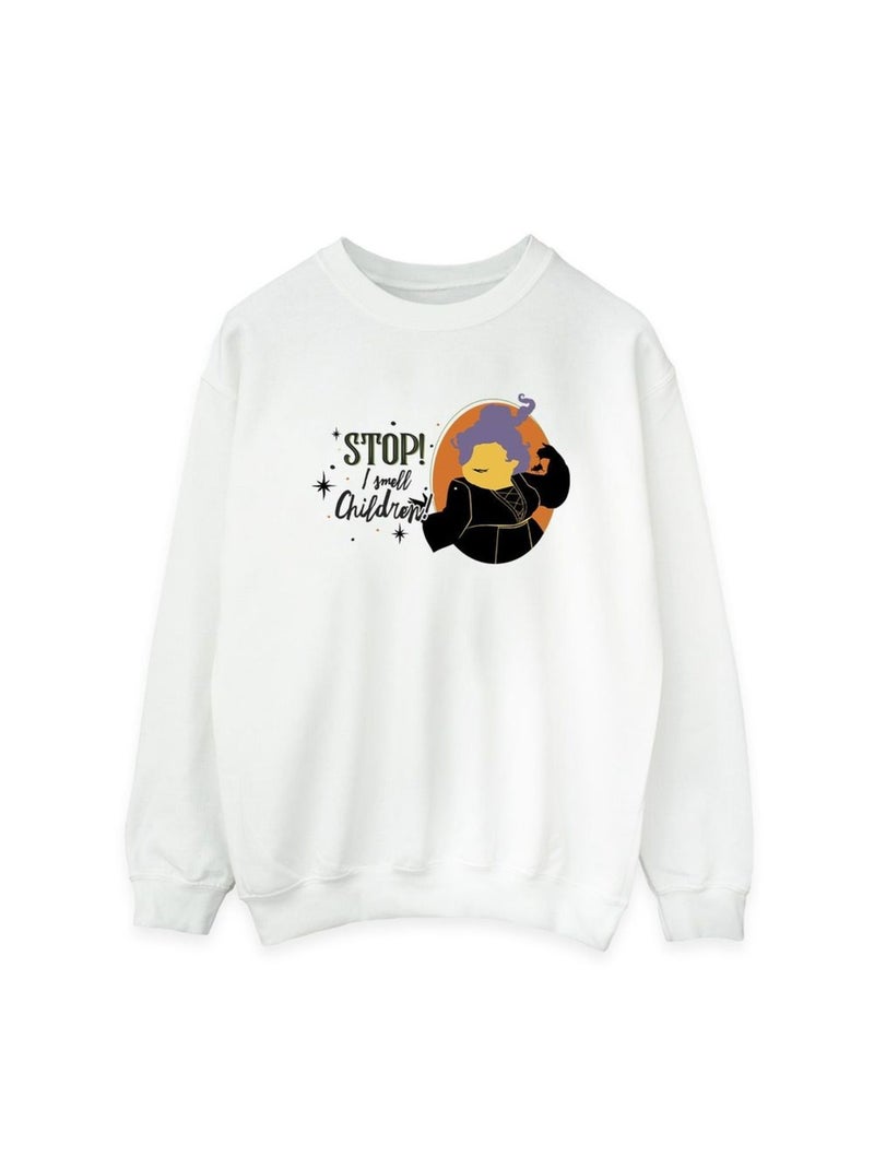 Disney - Sweat HOCUS POCUS STOP MARY Blanc - Kiabi