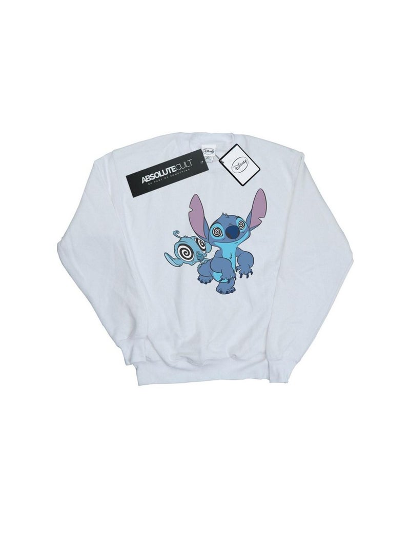 Disney - Sweat HYPNOTIZED Blanc - Kiabi