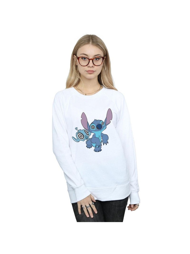 Disney - Sweat HYPNOTIZED Blanc - Kiabi