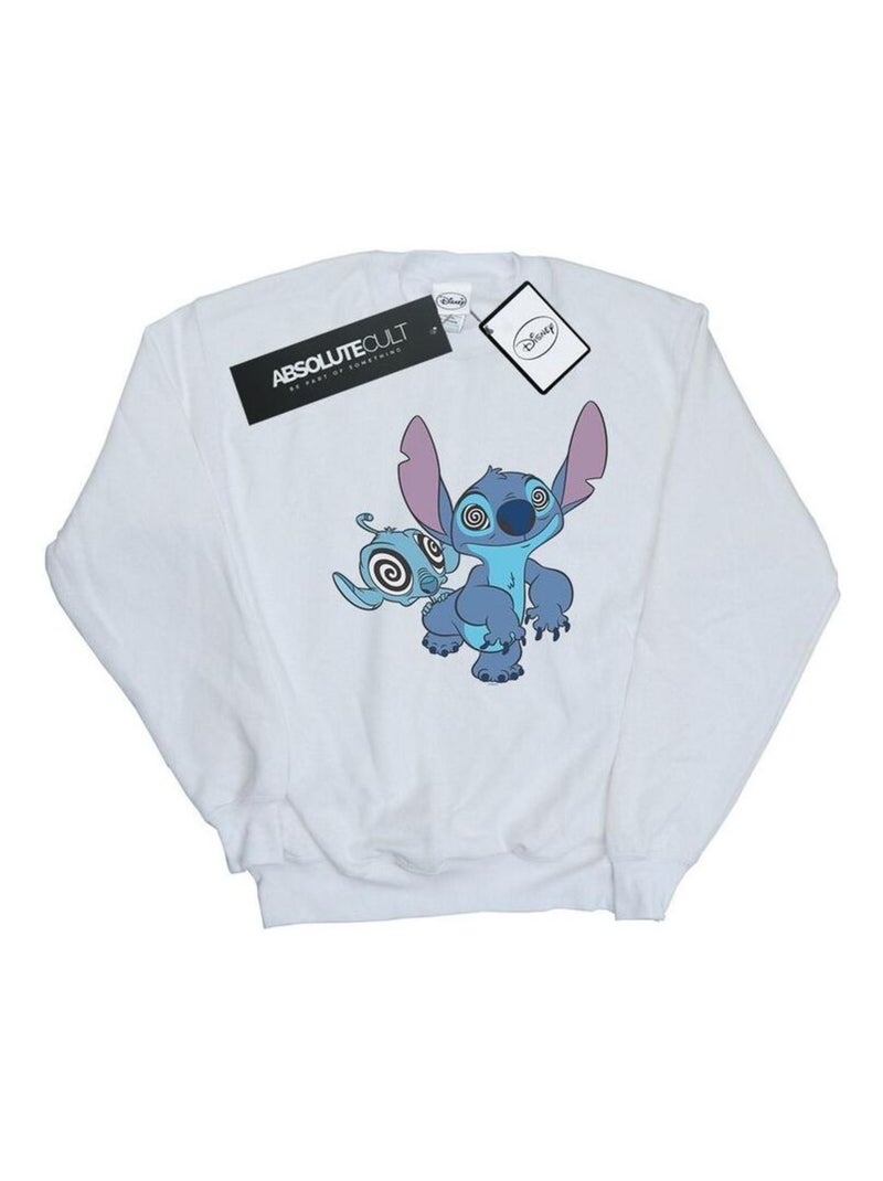 Disney - Sweat HYPNOTIZED Blanc - Kiabi