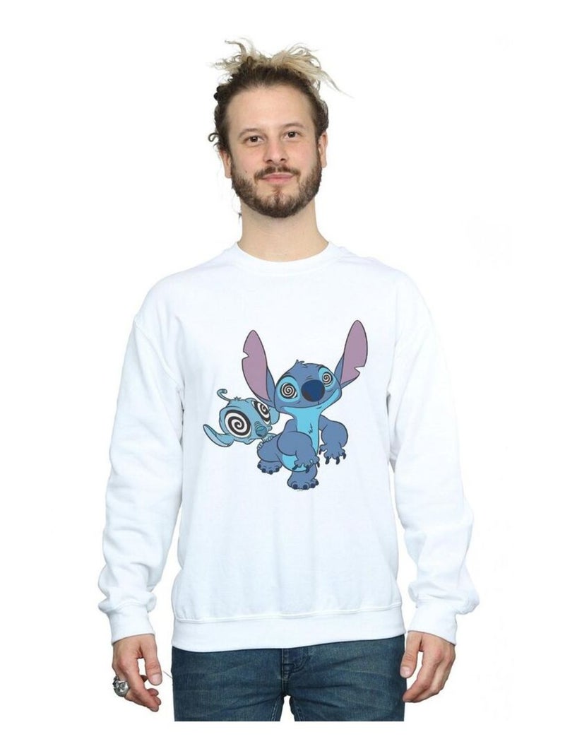 Disney - Sweat HYPNOTIZED Blanc - Kiabi