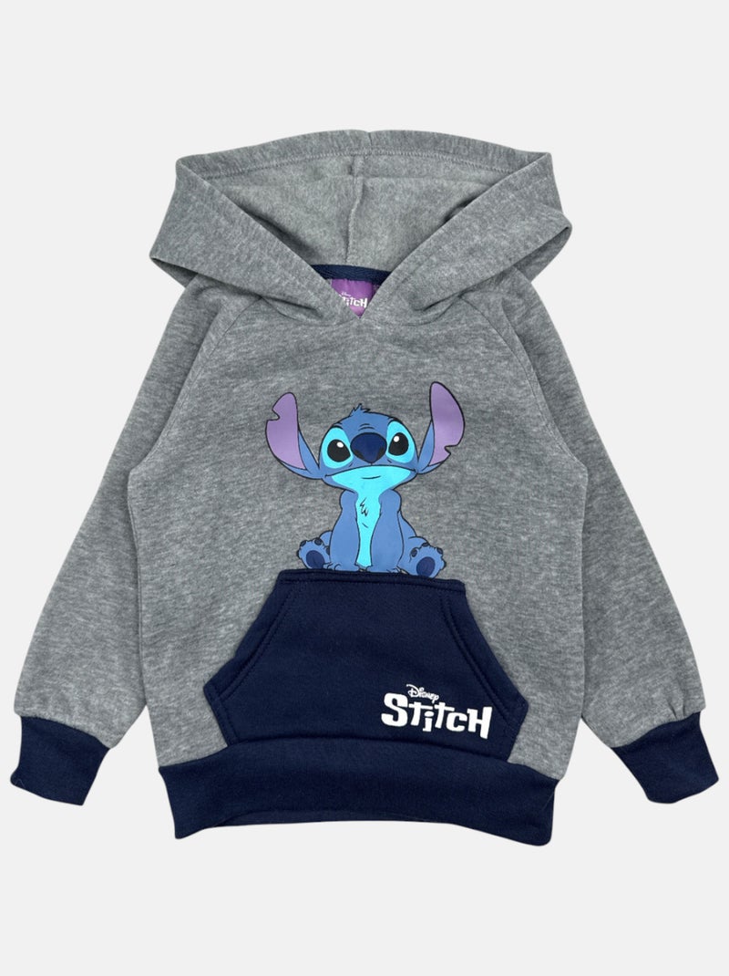 Disney - Sweat imprimé Lilo Et Stitch Gris - Kiabi