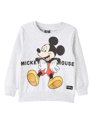 Disney - Sweat imprimé Mickey en coton