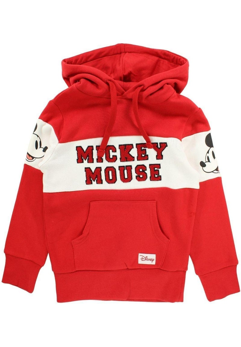 Disney - Sweat imprimé Mickey en coton Rouge - Kiabi