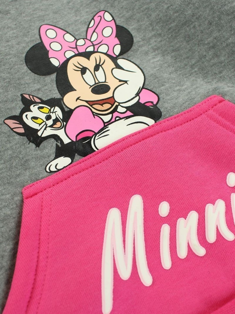 Disney - Sweat imprimé Minnie Gris - Kiabi