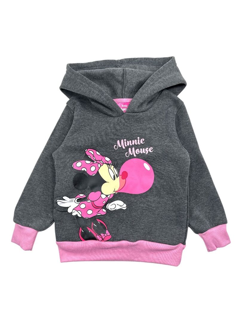 Disney - Sweat imprimé Minnie Gris - Kiabi