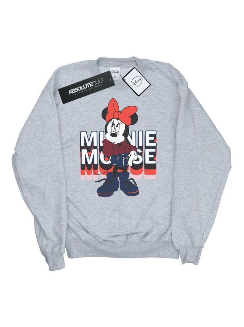 Disney - Sweat IN HOODIE Gris chiné - Kiabi