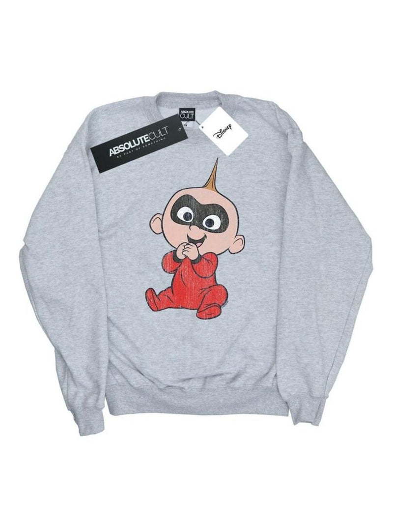 Disney - Sweat INCREDIBLES Gris chiné - Kiabi