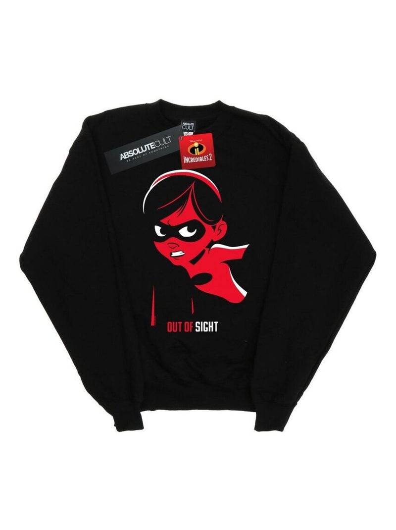 Disney - Sweat INCREDIBLES INCREDIBLE GIRL Noir - Kiabi