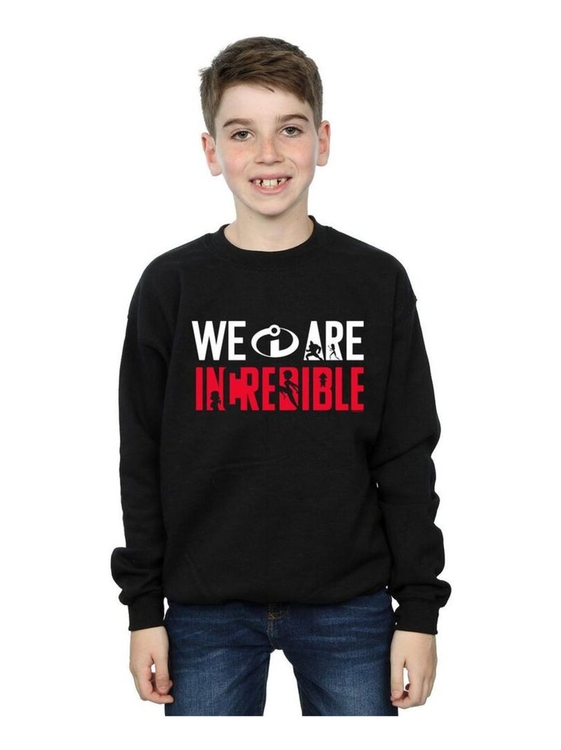 Disney - Sweat INCREDIBLES WE ARE INCREDIBLE Noir - Kiabi