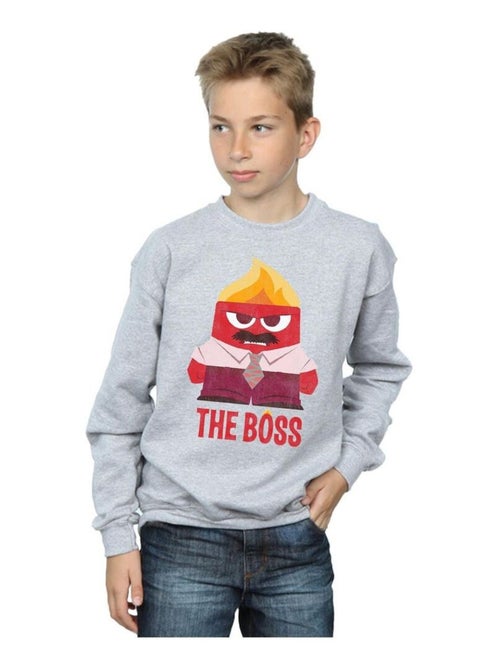 Disney - Sweat INSIDE OUT ANGER THE BOSS - Kiabi