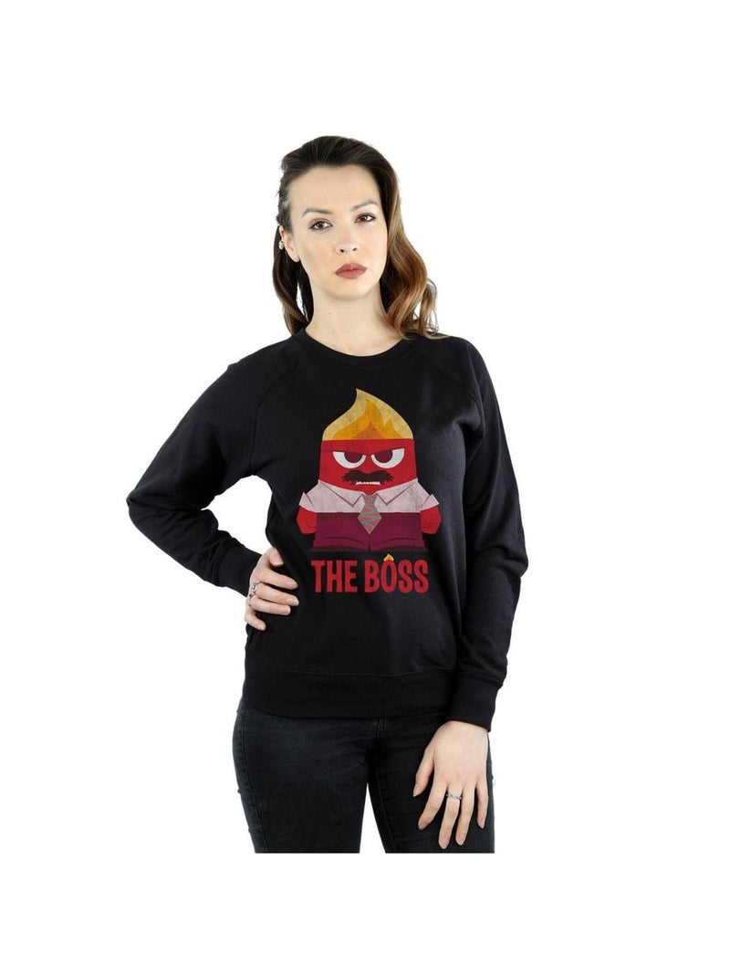 Disney - Sweat INSIDE OUT ANGER THE BOSS Noir - Kiabi