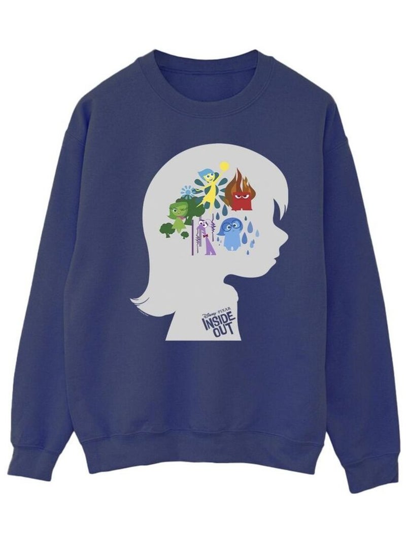 Disney - Sweat INSIDE OUT Bleu marine - Kiabi