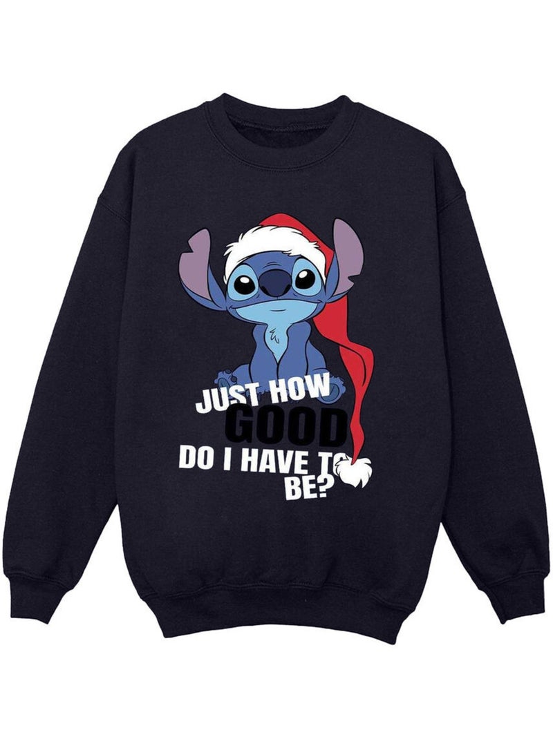 Disney - Sweat JUST HOW GOOD Bleu marine - Kiabi