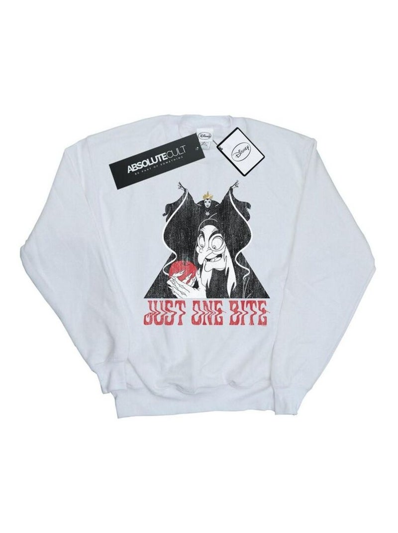 Disney - Sweat JUST ONE BITE Blanc - Kiabi