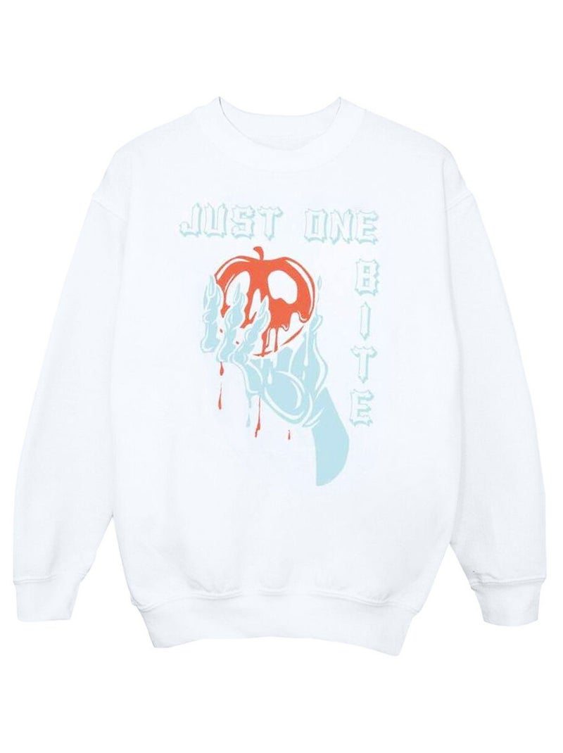 Disney - Sweat JUST ONE BITE Blanc - Kiabi