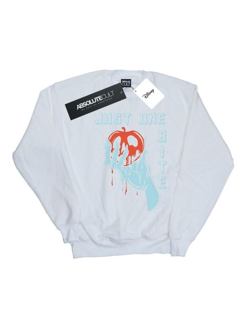 Disney - Sweat JUST ONE BITE Blanc - Kiabi