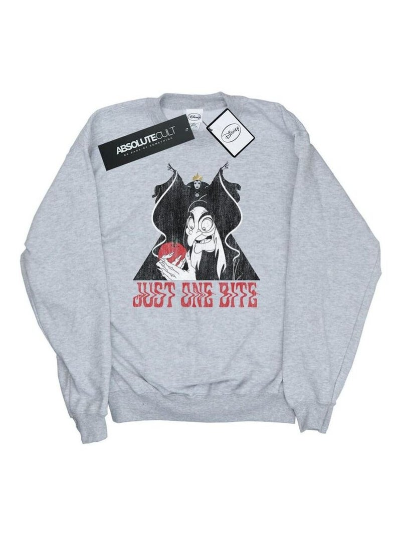 Disney - Sweat JUST ONE BITE Gris chiné - Kiabi