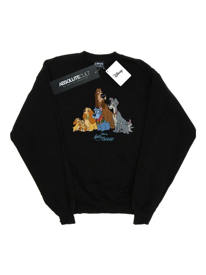 Disney - Sweat La Belle et le Clochard Noir - Kiabi