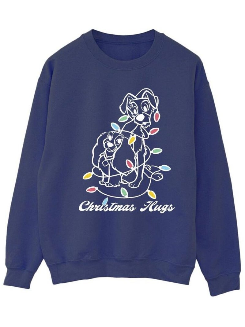 Disney - Sweat La Belle et le ClochardS Bleu marine - Kiabi