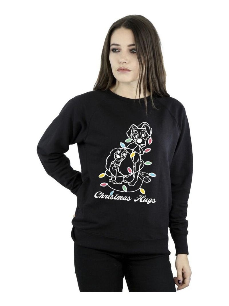 Disney - Sweat La Belle et le ClochardS Noir - Kiabi