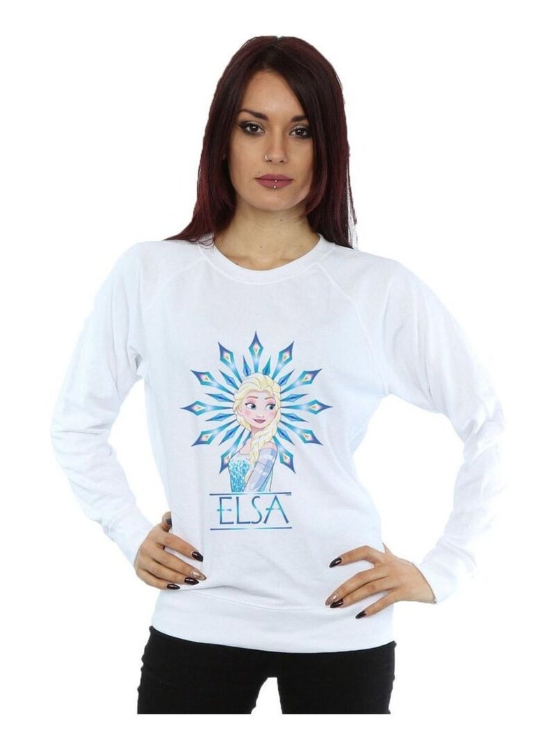 Disney - Sweat La Reine des Neiges Blanc - Kiabi