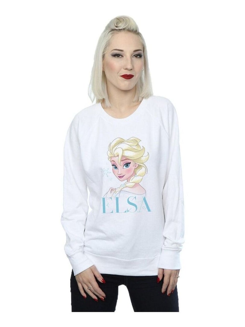Disney - Sweat La Reine des Neiges Blanc - Kiabi