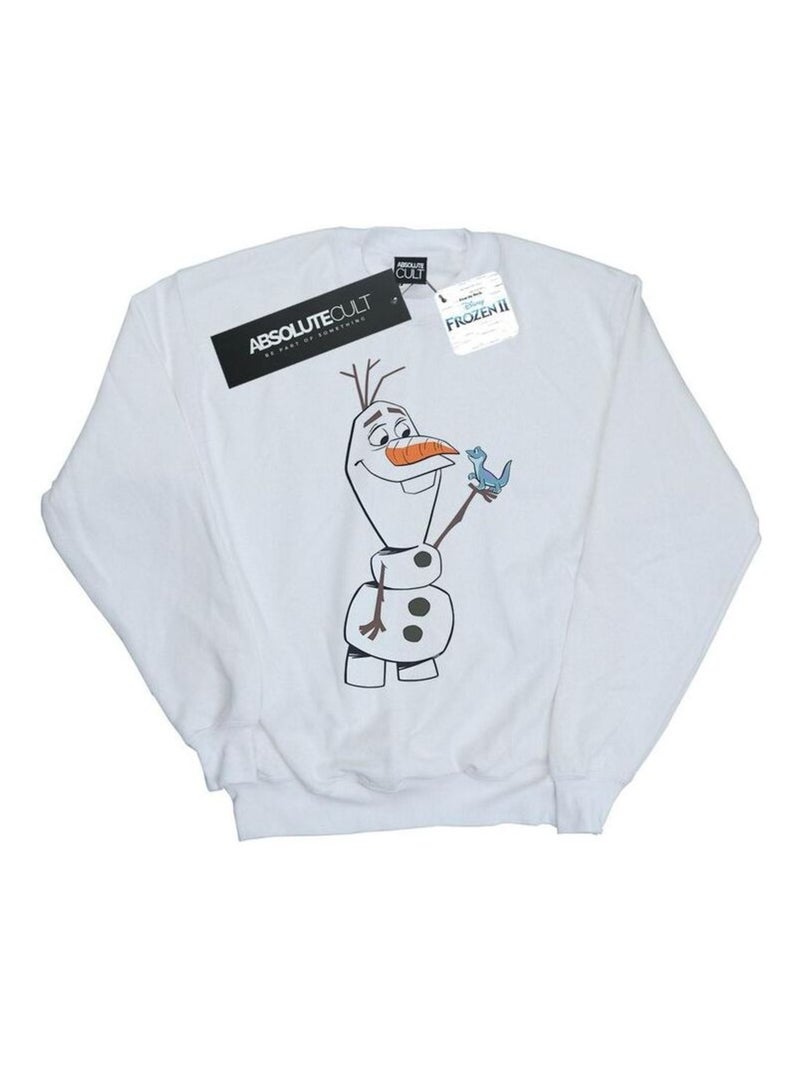 Disney - Sweat La Reine des Neiges Blanc - Kiabi