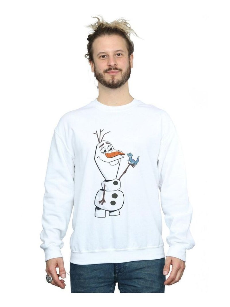 Disney - Sweat La Reine des Neiges Blanc - Kiabi