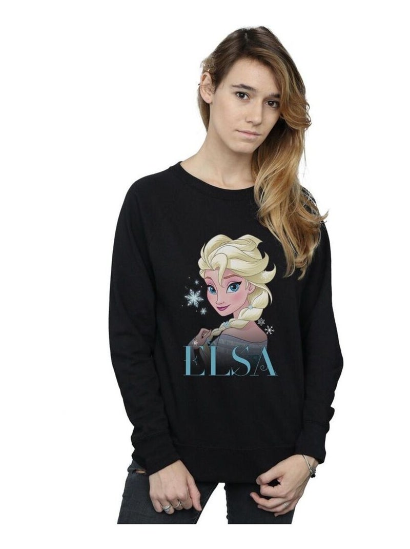 Disney - Sweat La Reine des Neiges Noir - Kiabi
