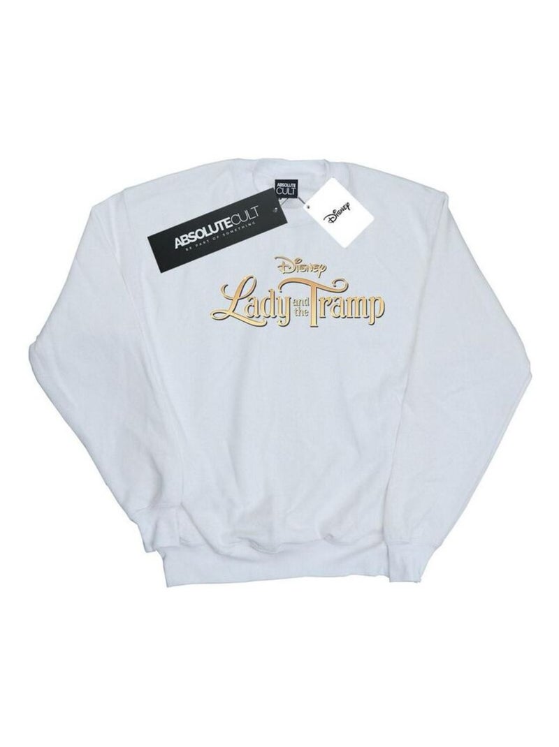 Disney - Sweat LADY AND THE TRAMP Blanc - Kiabi