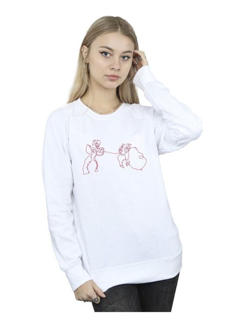 Disney - Sweat LADY AND THE TRAMP - Kiabi