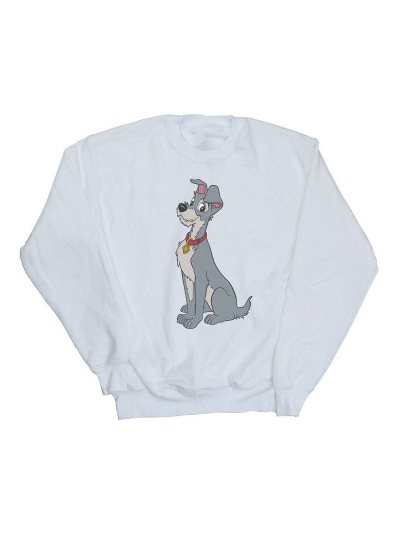 Disney - Sweat LADY AND THE TRAMP Blanc - Kiabi