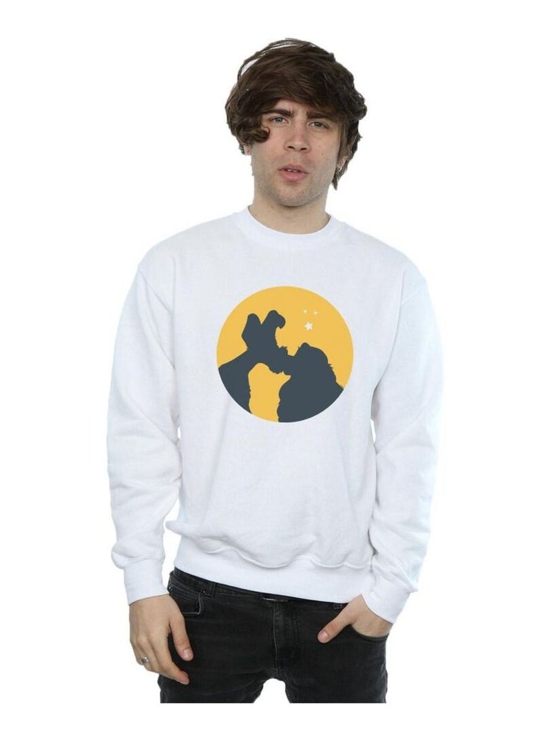 Disney - Sweat LADY AND THE TRAMP Blanc - Kiabi