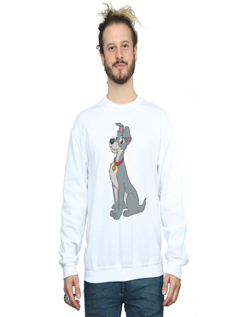 Disney - Sweat LADY AND THE TRAMP Blanc - Kiabi