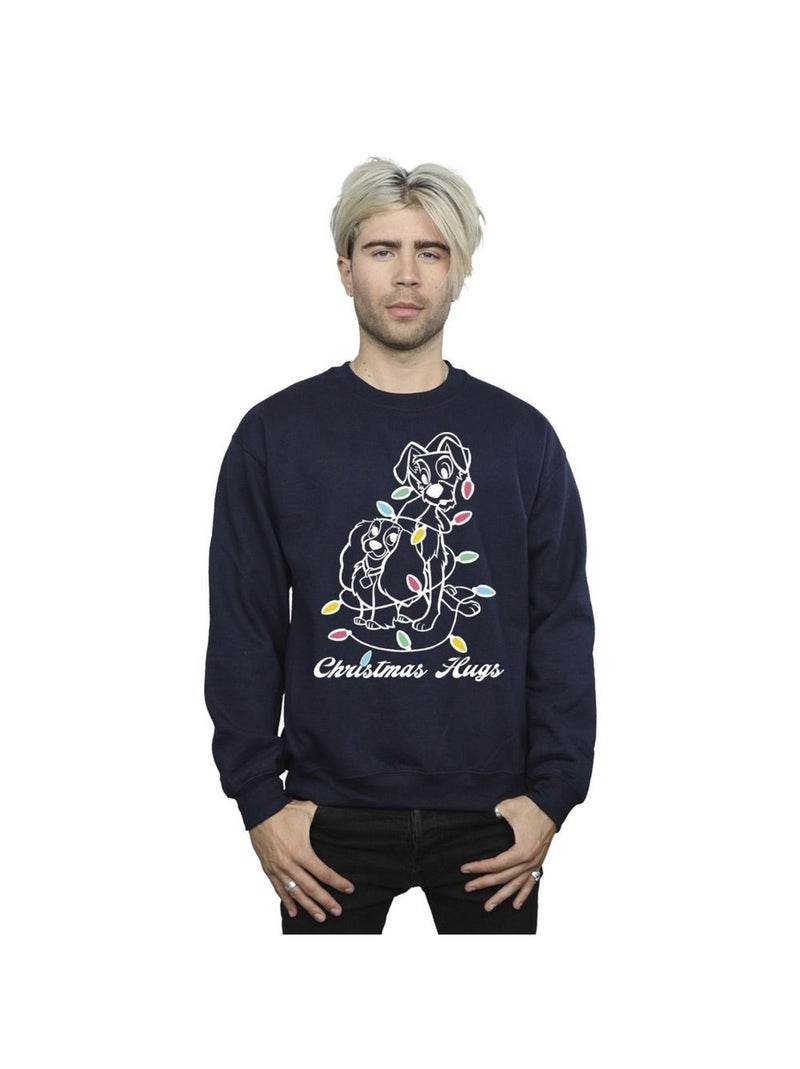 Disney - Sweat LADY AND THE TRAMP Bleu marine - Kiabi