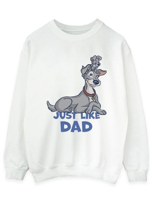 Disney - Sweat LADY AND THE TRAMP JUST LIKE DAD - Kiabi Disney - Sweat LADY AND THE TRAMP JUST LIKE DAD - Kiabi