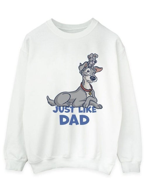 Disney - Sweat LADY AND THE TRAMP JUST LIKE DAD - Kiabi Disney - Sweat LADY AND THE TRAMP JUST LIKE DAD - Kiabi