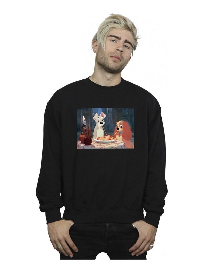 Disney - Sweat LADY AND THE TRAMP Noir - Kiabi